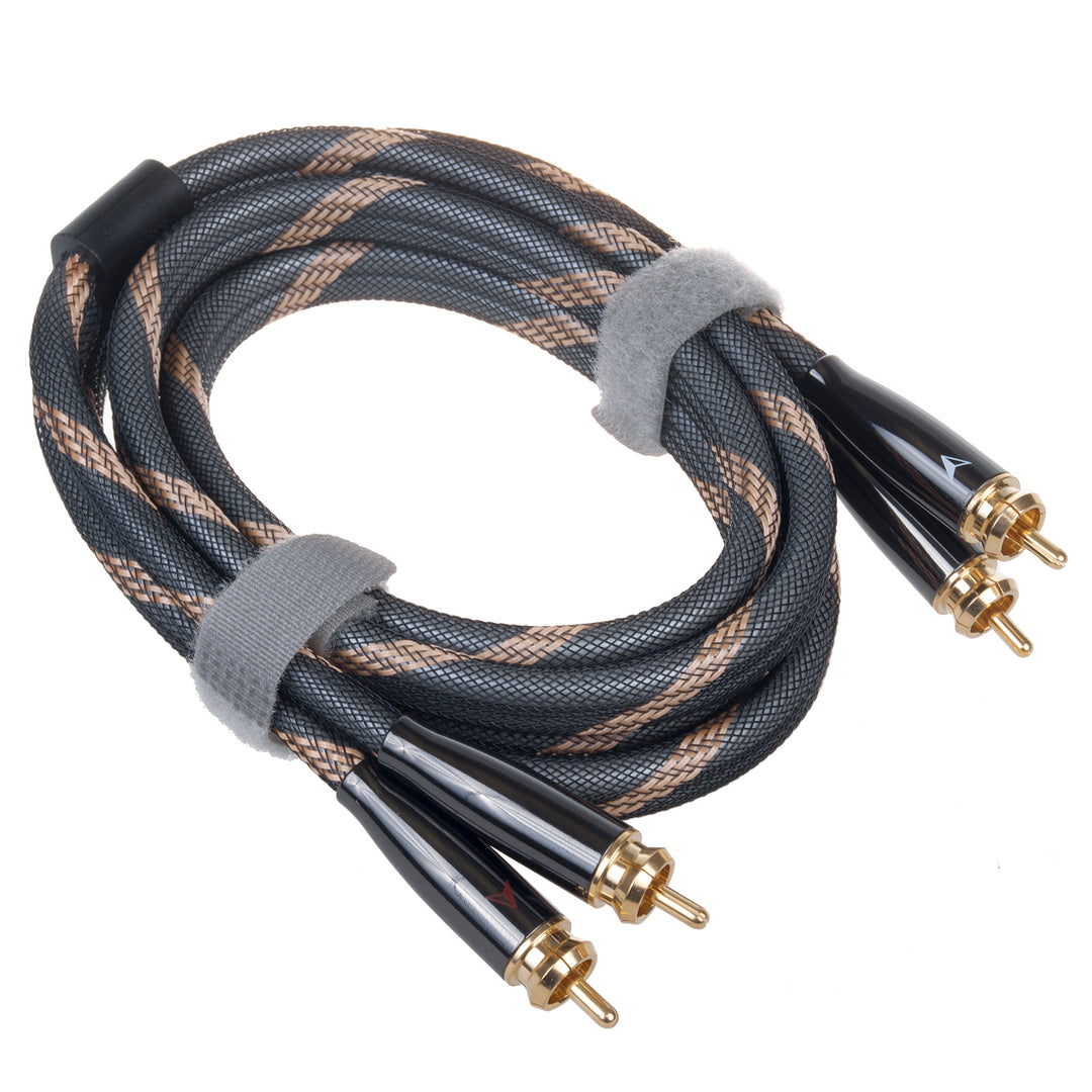 Cavo di collegamento audio HQ 2x CINCH-CINCH lunghezza 1,5 m