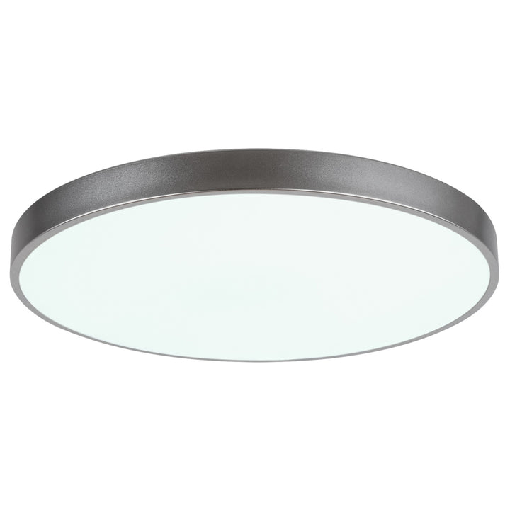 Lampada da soffitto Tesia, ind. Ceil.LED 60W, argento,Diametri 60cm - plafoniera da soffitto