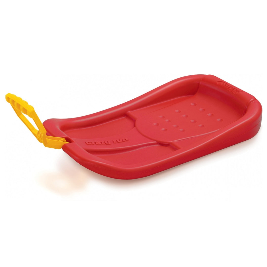 Slitta da neve Crazy Run rosso Plastic Kids Bob Snow