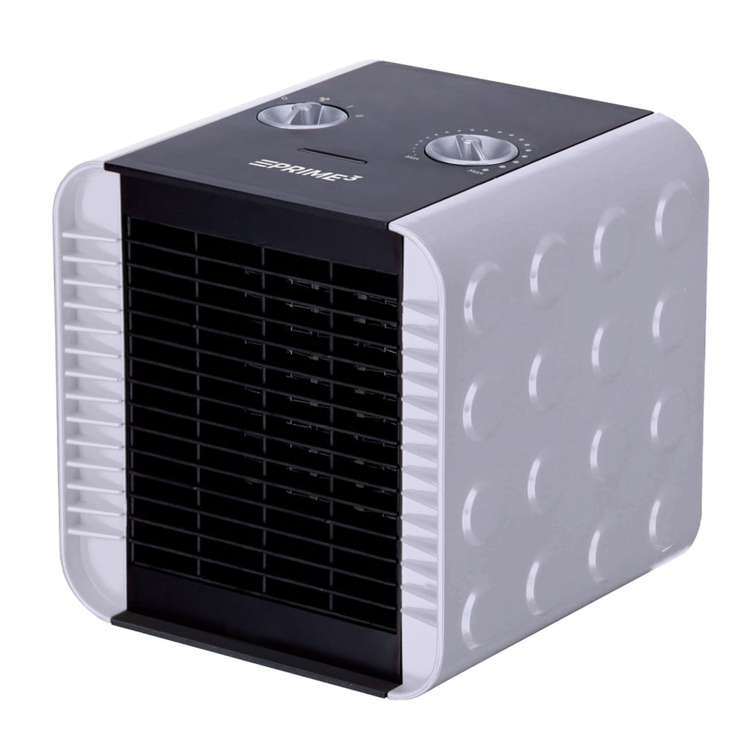 Termoventilatore Prime3 PTC Riscaldatore elettrico 1500 W / 750 W Grigio