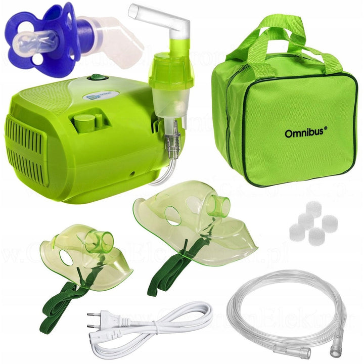 Inalatore Omnibus Nebulizzatore BR-CN116B Verde + Ciuccio