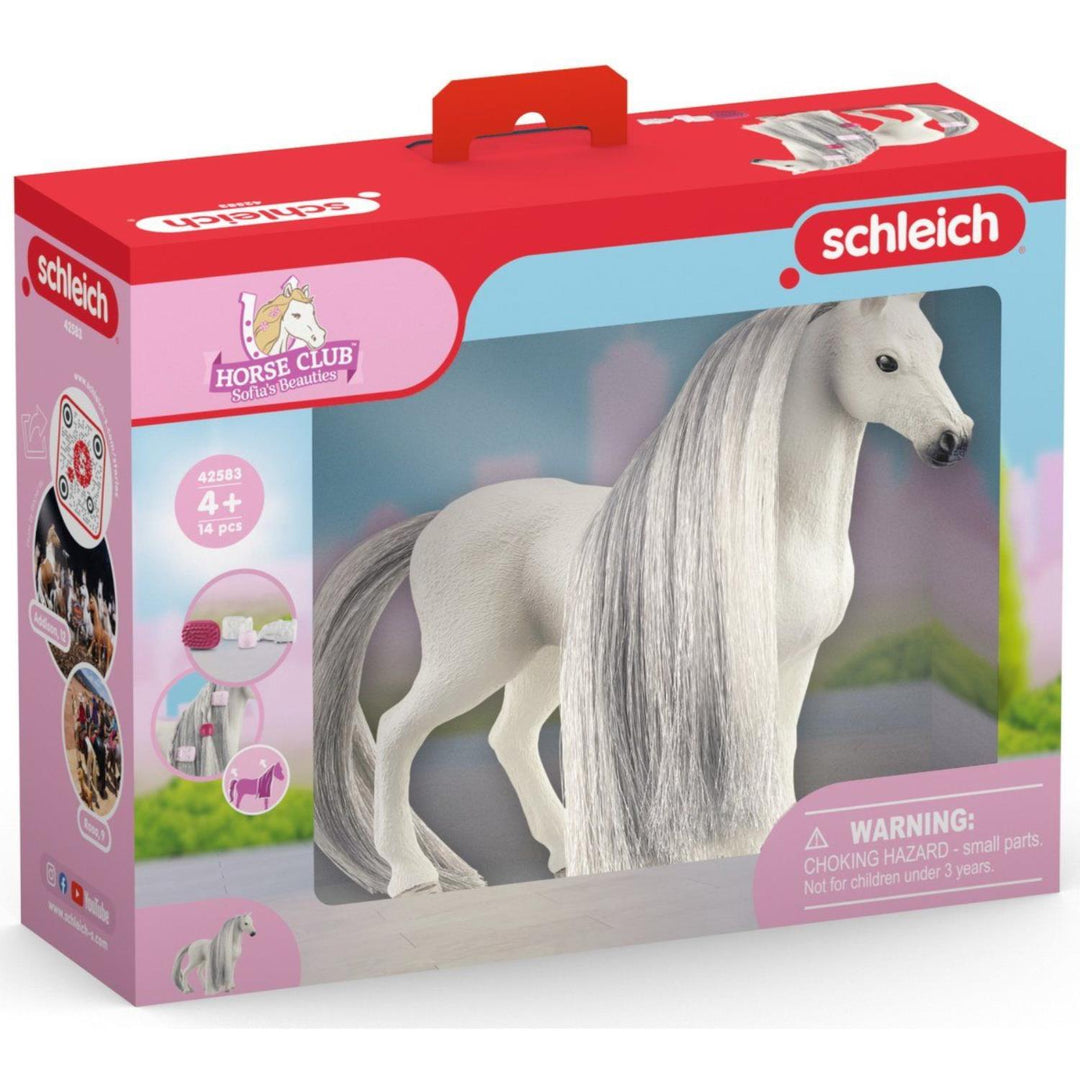 Statuetta Schleich Bella cavalla Quarter con criniera lunga 42583
