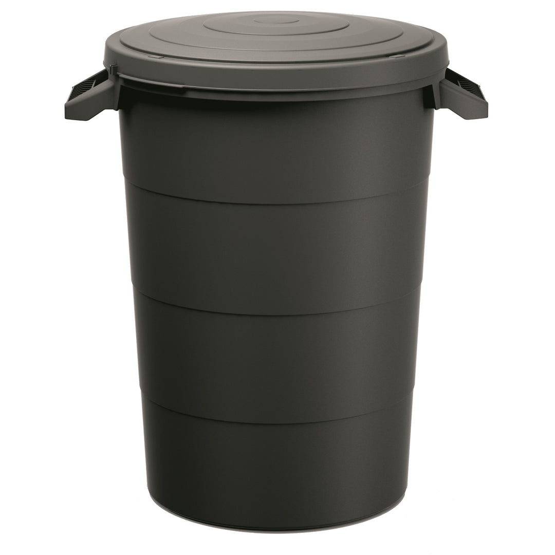 Cestino Keden SMOOTH - nero per il riciclaggio 80 litri