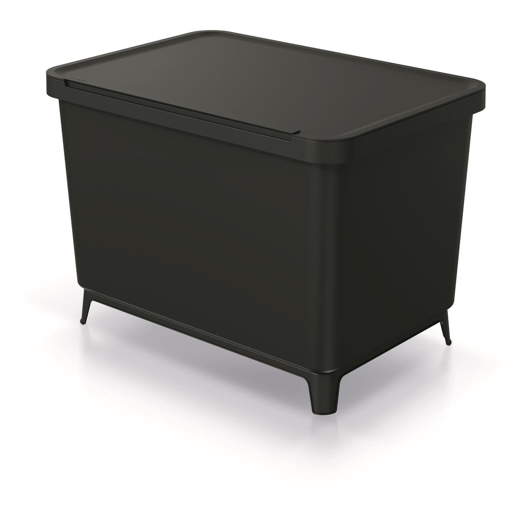 Keden SYSTEMA - Cestino per rifiuti 2x10 + 23l - nero riciclaggio