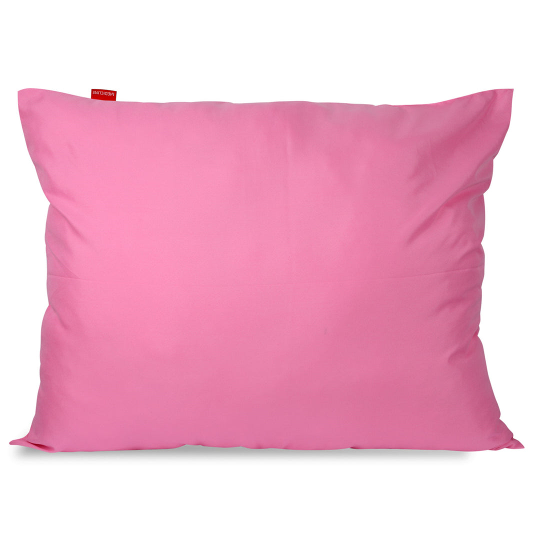 Cuscino Medicline 80x80cm Materiale della fodera in microfibra Peso: 60-80 g/m2 Materiale di riempimento in silicone Anallergico Lavabile fino a 30 gradi (80 x 80 cm, rosa)