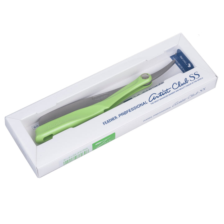 Rasoio Shavette Feather Professional Artist Club Lime ACS-RL