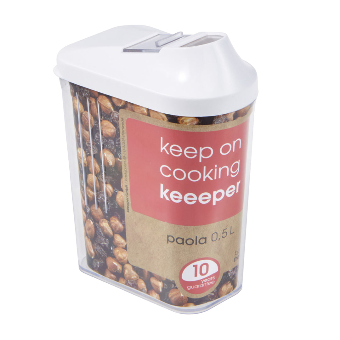 Keeeper Paola Contenitore trasparente per prodotti sfusi 0,5l