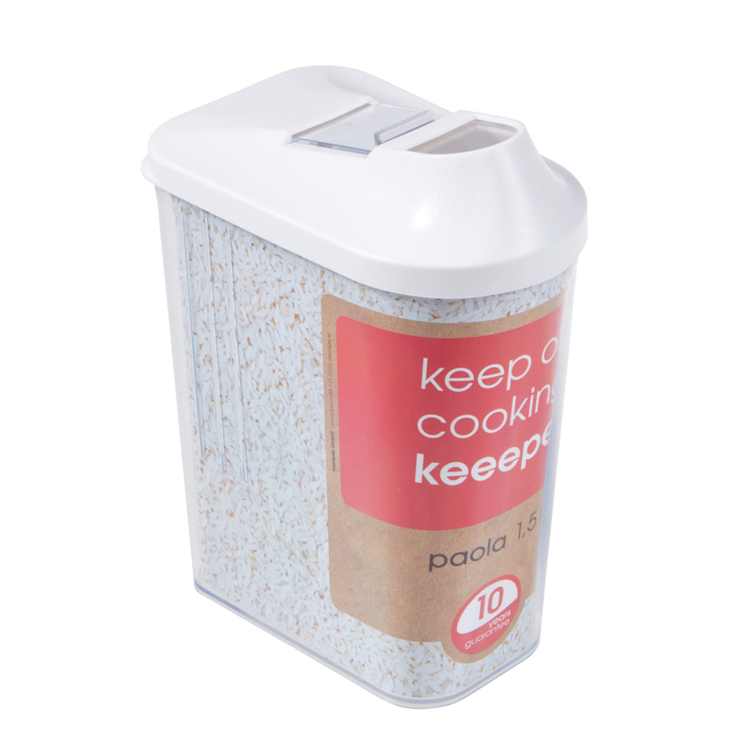 Keeeper Paola Contenitore trasparente per prodotti sfusi 1,5l