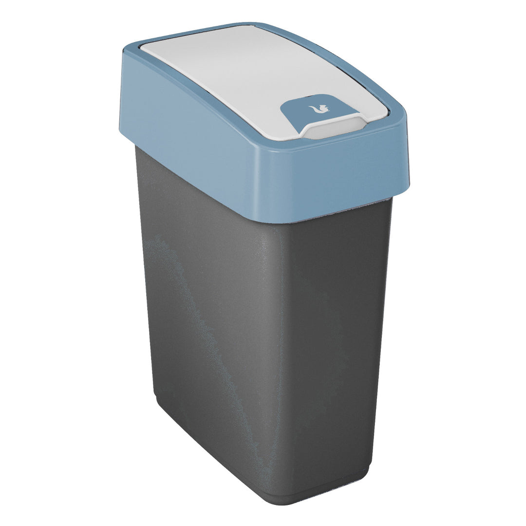 Cestino con coperchio a pressione 10l Keeeper Magne - colore del coperchio blu