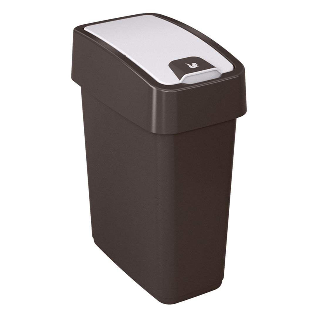 Cestino con coperchio a pressione 10l Keeeper Magne - colore grafite