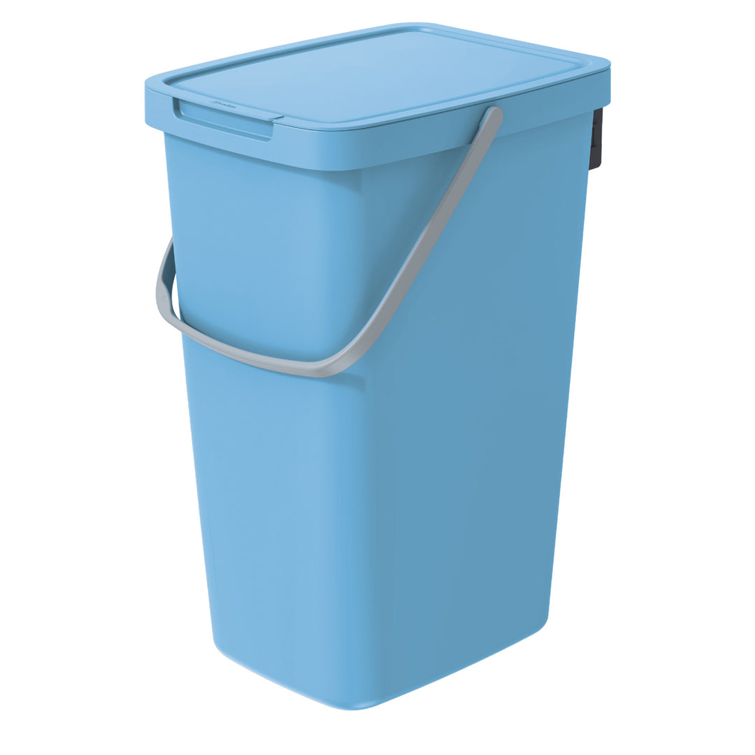 Keden Systema Q Bidone per la raccolta differenziata 20l, colore azzurro