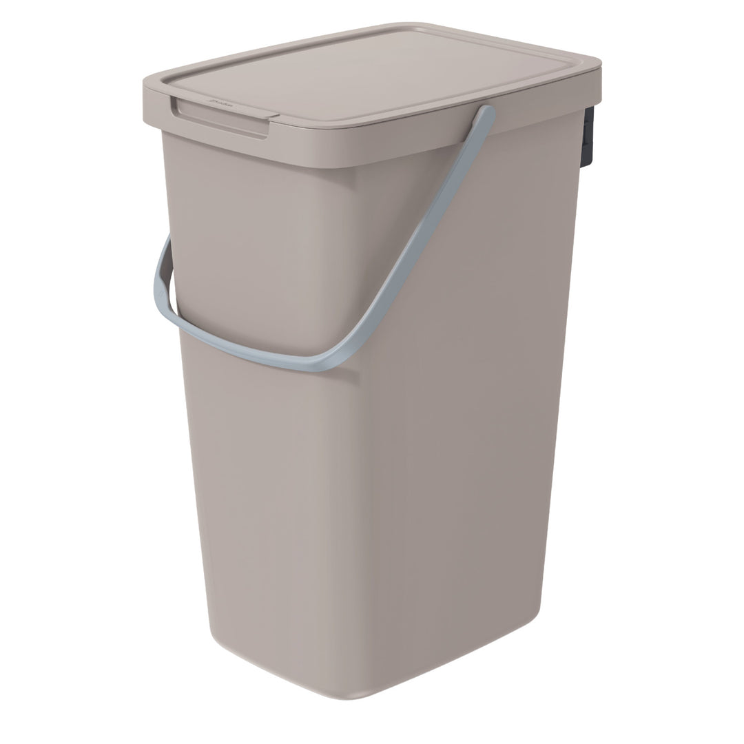 Keden Systema Q Bidone per la raccolta differenziata 20l, colore marrone chiaro