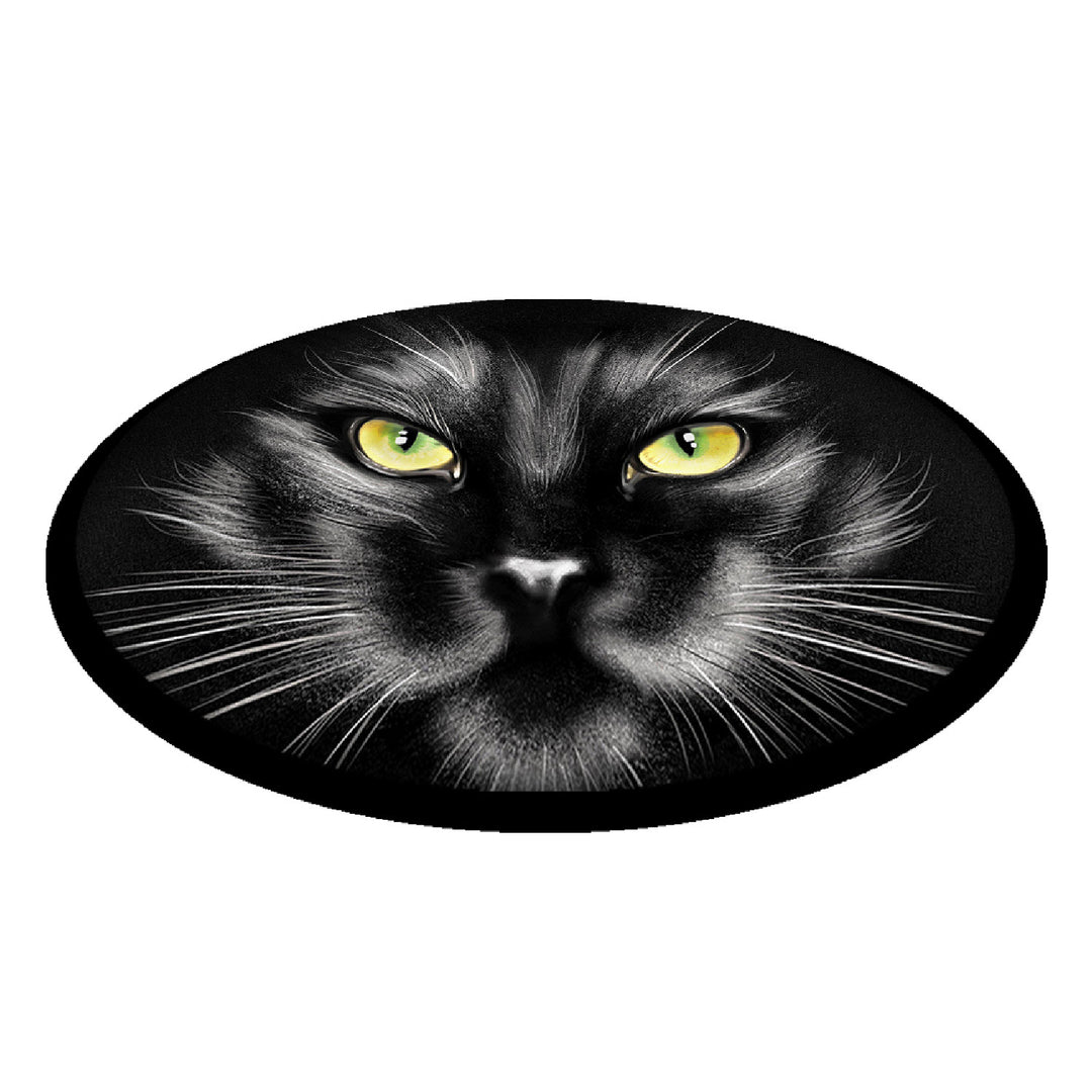 Bertoni EE0050 Cuscino UFO da sedia, tessuto codura impermeabile, motivo Nero