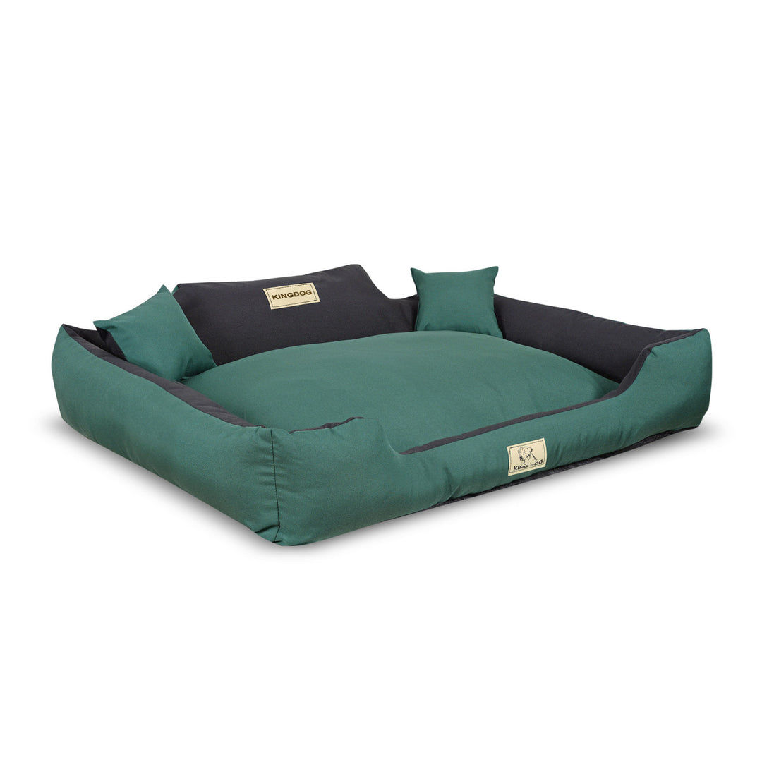 KINGDOG KINMIC115/95ZIE Cuccia per cani 115x95 cm verde/nero