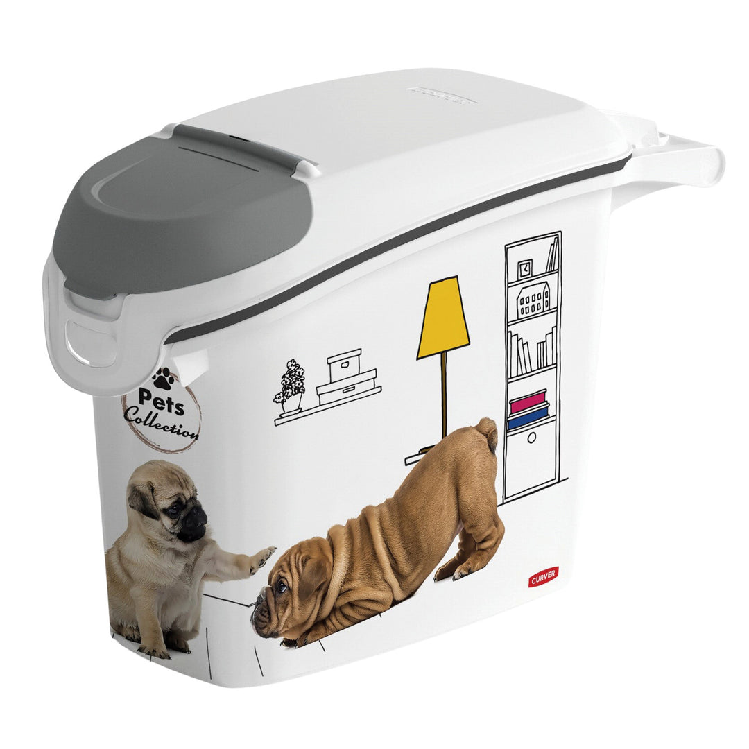 Curver PetLife Contenitore per cibo secco per cani capacità 6 kg 23 x 50 x 36 cm
