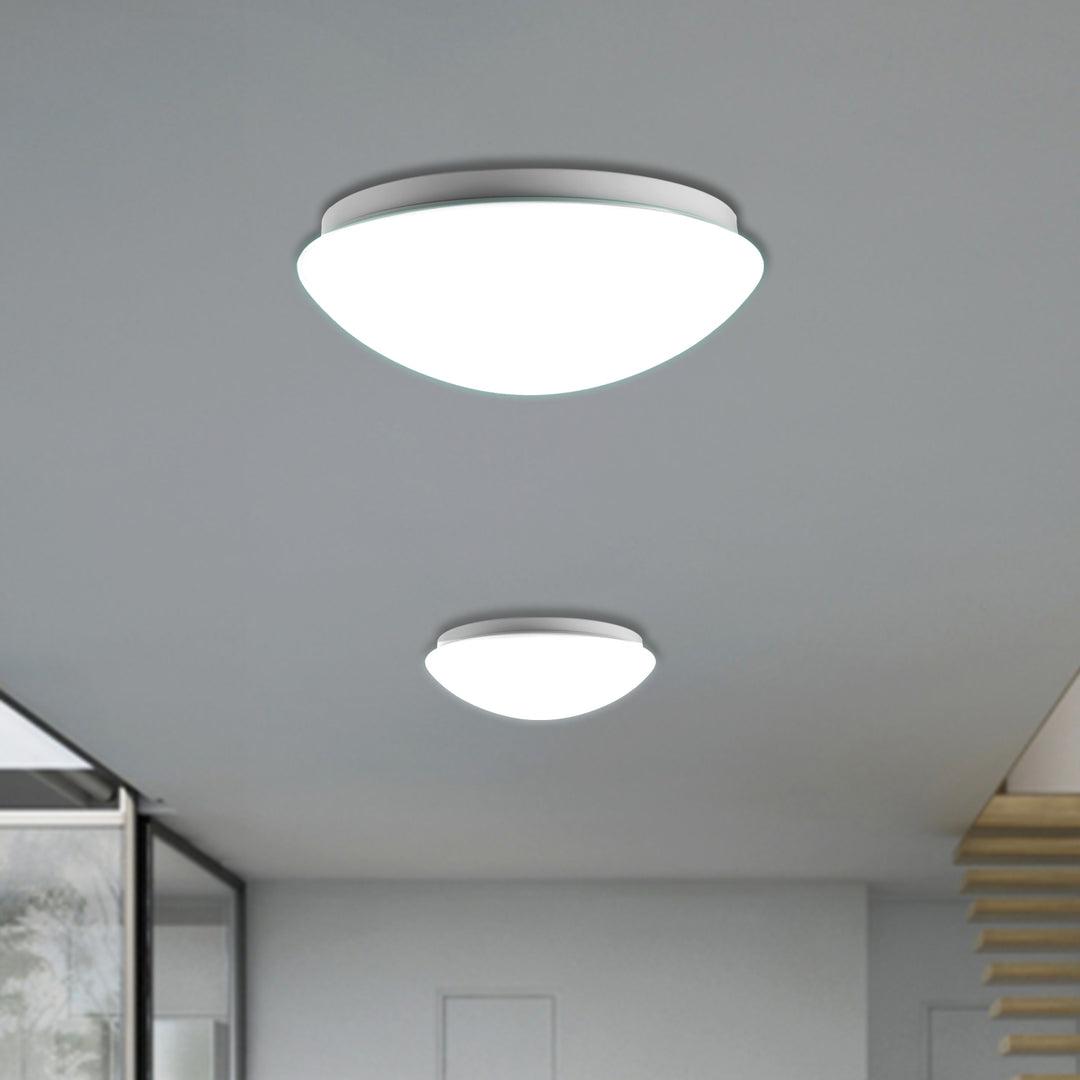 Lampada da soffitto Maclean 1xE27, sensore a microonde, paralume in PMMA, carico massimo 25W, IP20, MCE309