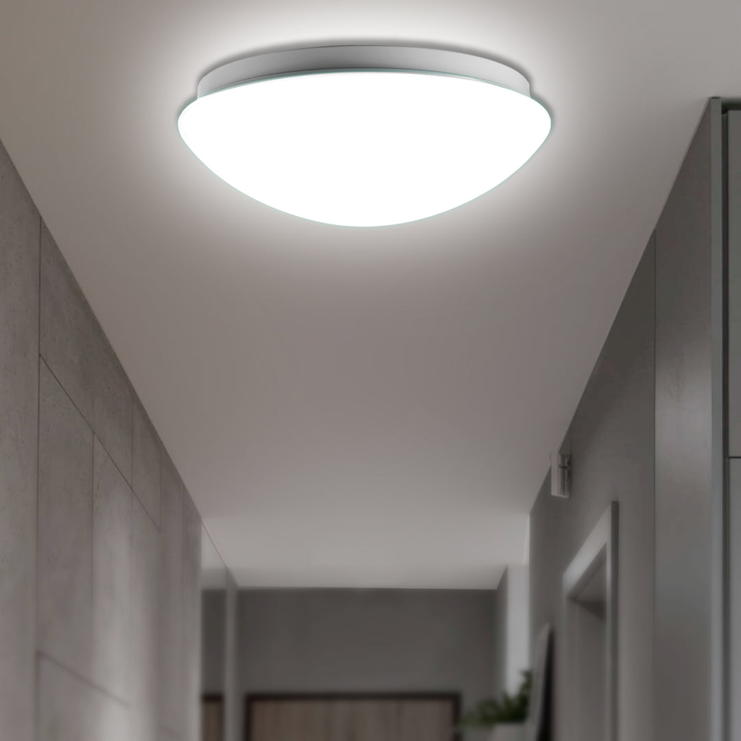Lampada da soffitto Maclean 1xE27, sensore a microonde, paralume in PMMA, carico massimo 25W, IP20, MCE309