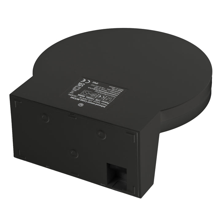 Lampada LED Maclean con sensore creouscolare, sensore di movimento PIR, nero, 15W, IP65, 1560lm, bianco neutro (4000K) MCE344 B