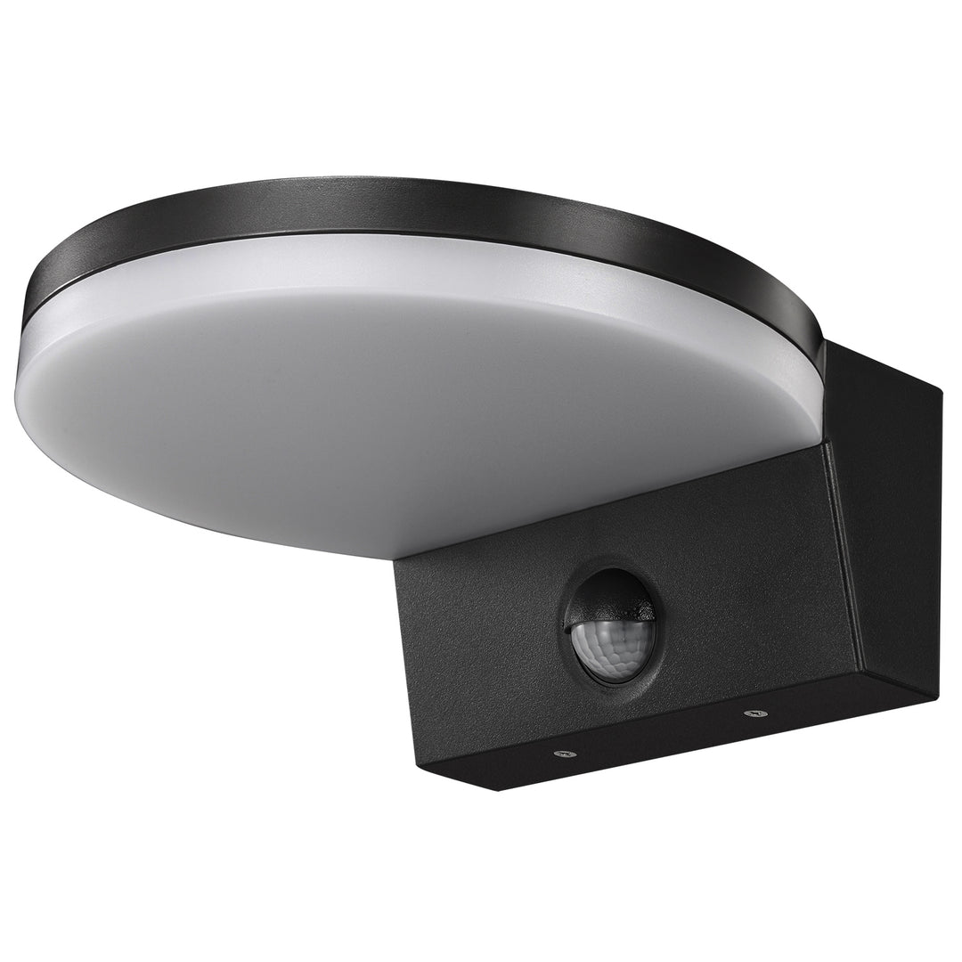Lampada LED Maclean con sensore creouscolare, sensore di movimento PIR, nero, 15W, IP65, 1560lm, bianco neutro (4000K) MCE344 B
