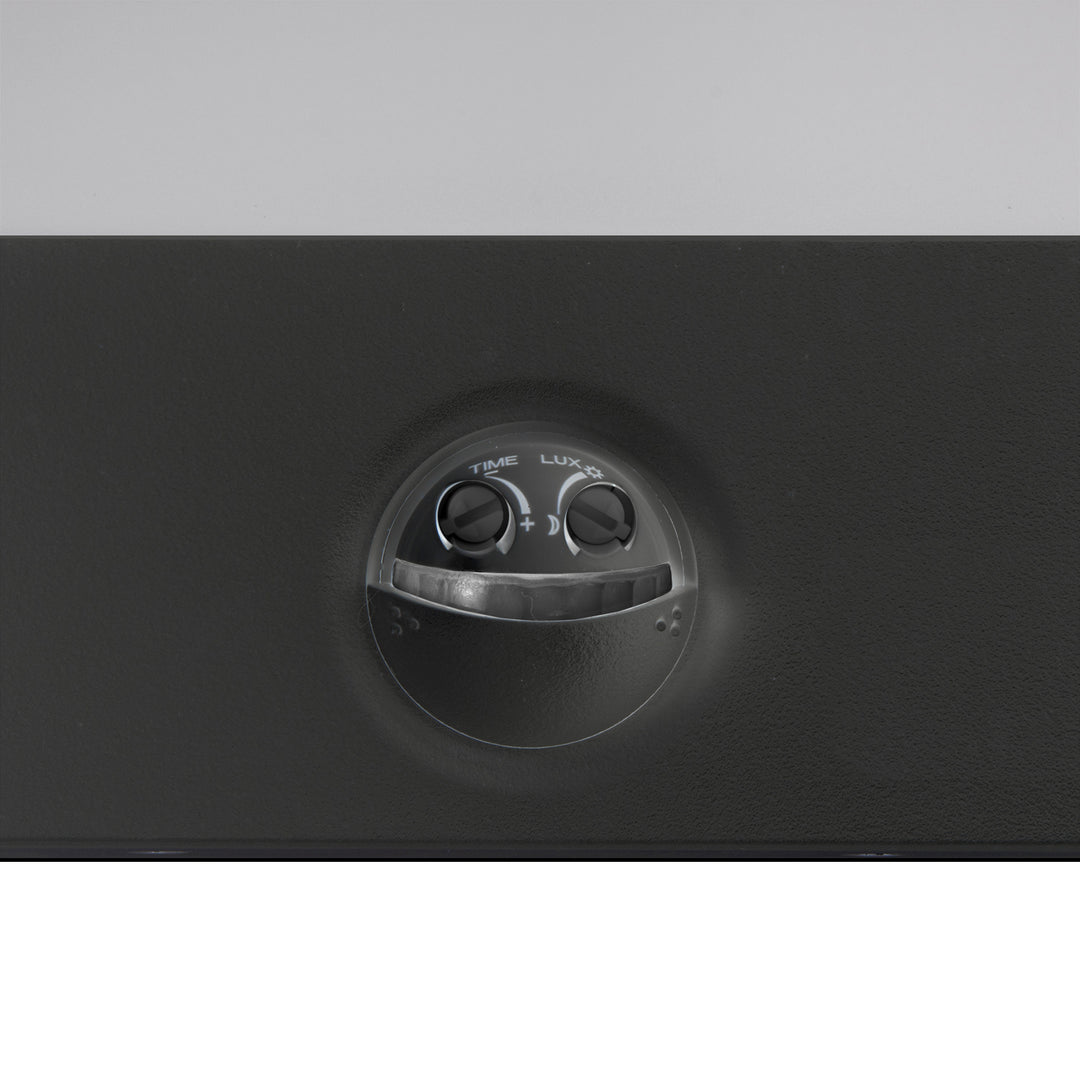 Lampada LED Maclean con sensore creouscolare, sensore di movimento PIR, nero, 15W, IP65, 1560lm, bianco neutro (4000K)  MCE344 GR