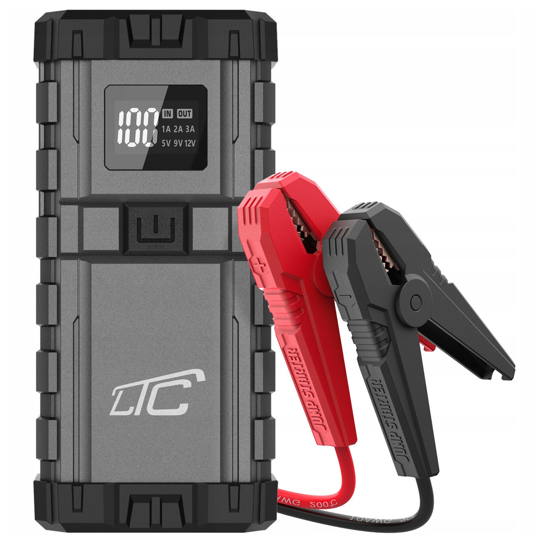 JUMP STARTER LTC 24000MAH/2500A POWER BANK QC TYPE-C PD 65W/USB OUT 3A DC 12V.