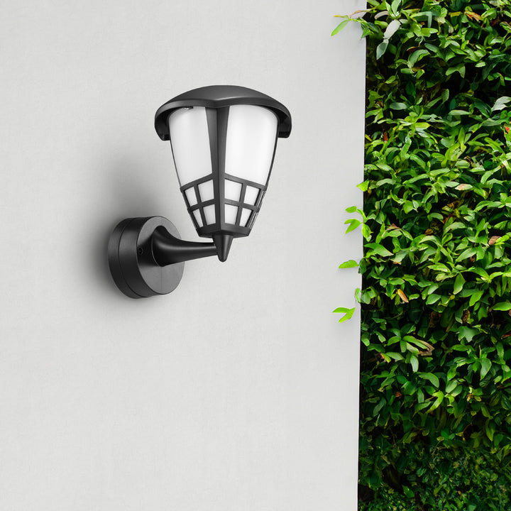 Lampada da parete per esterni 1xE27 Maclean MCE519 B nero IP65 max 60W