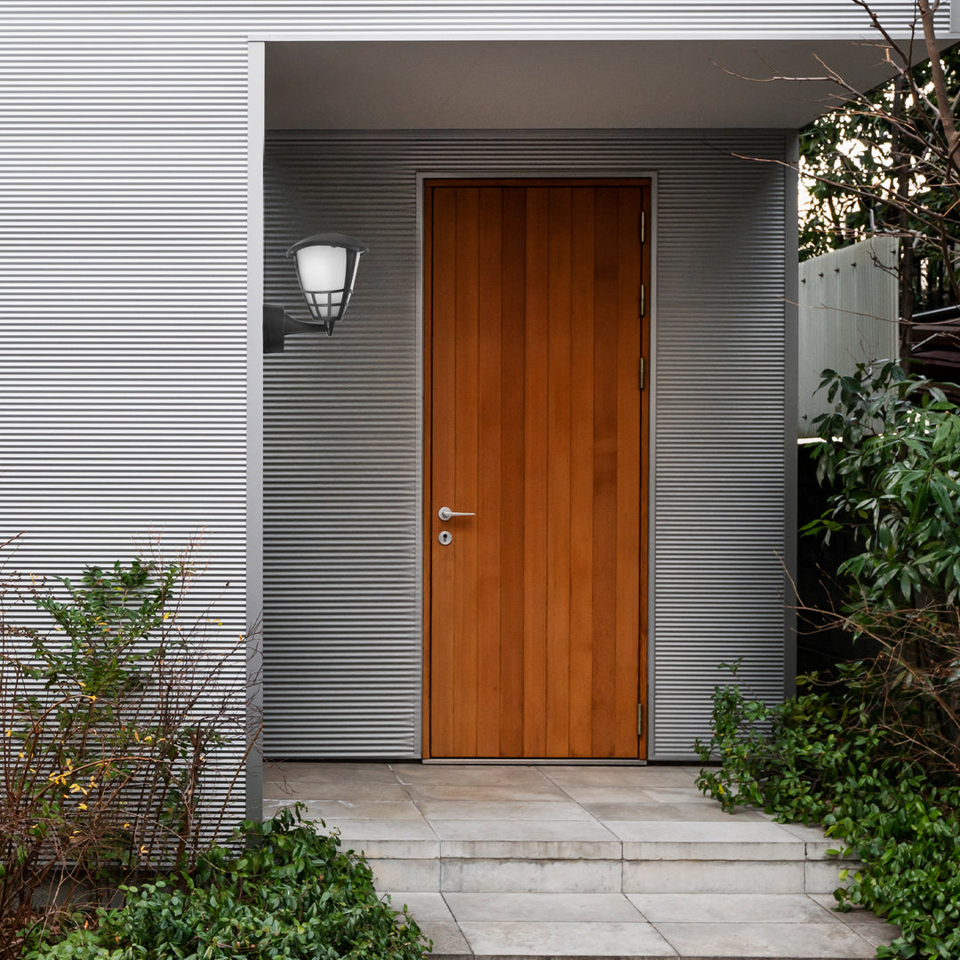 Lampada da parete per esterni 1xE27 Maclean MCE519 B nero IP65 max 60W