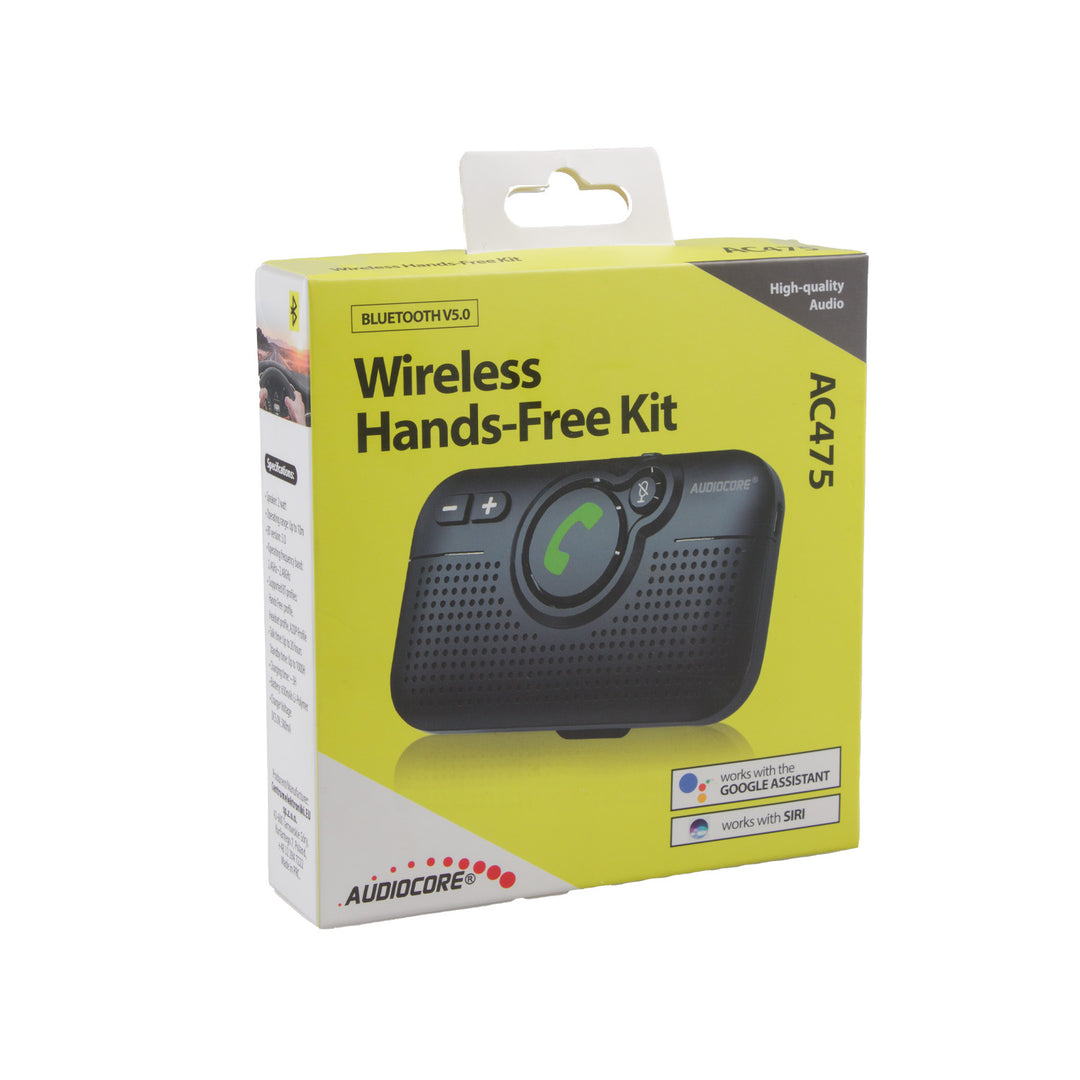 Il kit vivavoce Audiocore AC475 bluetooth 5.0 supporta Google e Siri