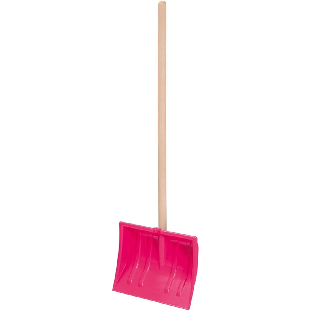 Pala da neve Prosperplast, per bambini, manico in legno, rosa, Igloo Comfort