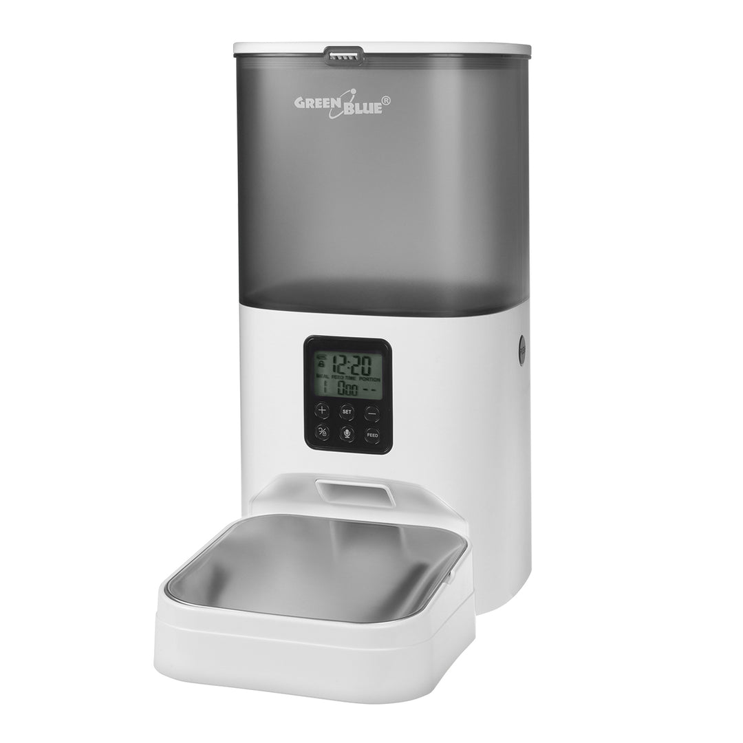 GreenBlue distributore automatico di cibo per animali domestici / mangiatoia, 6L, USB 5V1A, GB393