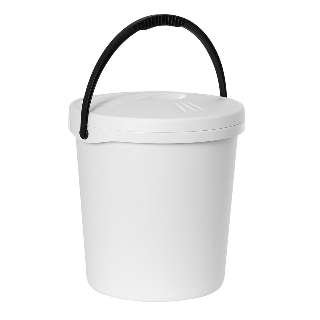 Secchio Plast Team, coperchio, manico, 16 litri, bianco, 2062