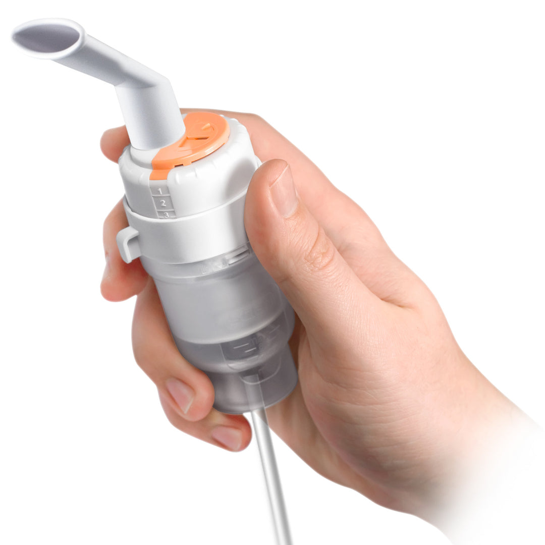 Inalatore Little Doctor, 3 modalità, attivato dal respiro, bianco, LD-220mC