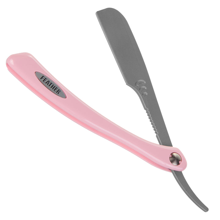 Rasoio a piuma, lametta, manico rosa, Professional Artist Club ACSR-RP