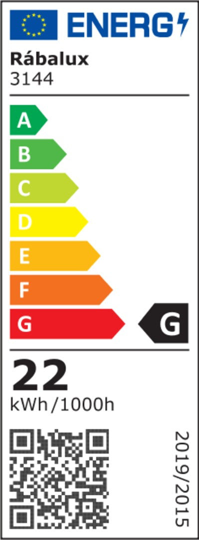 Lampada da soffitto Rabalux, bianco naturale, 22W, 4000 K, 1400 lm, Tatjana