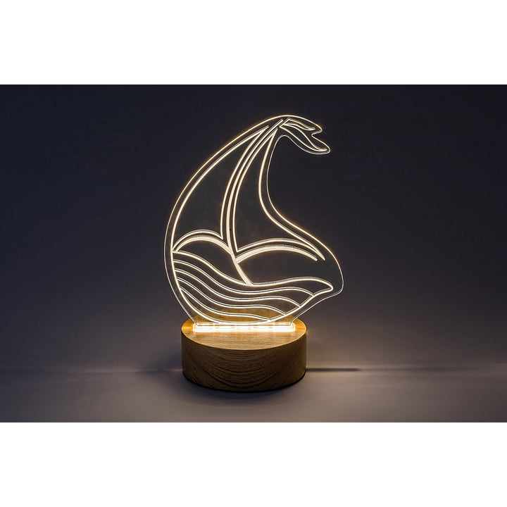 Lampada Rabalux, decorativa, LED, 2W, Barca a vela, Akali