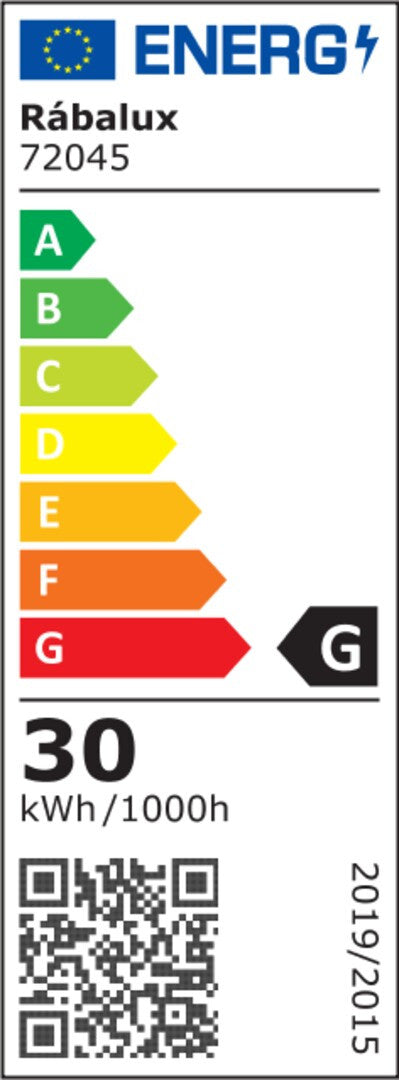 Lampada Rabalux, soffitto, sospensione, 30W, bianco caldo, Remiel