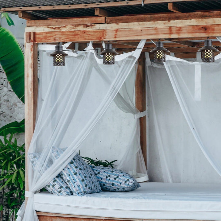 Lampade solari Rabalux, 4 apparecchi, esterno, IP44, nero, Ximpu