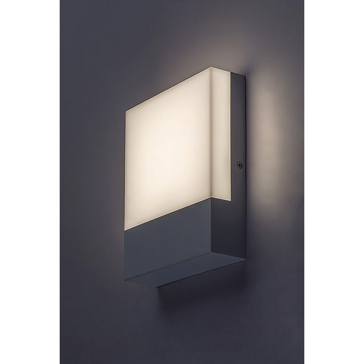 Lampada Rabalux, da esterno, a parete, LED 10W, IP44, bianco, Gimone
