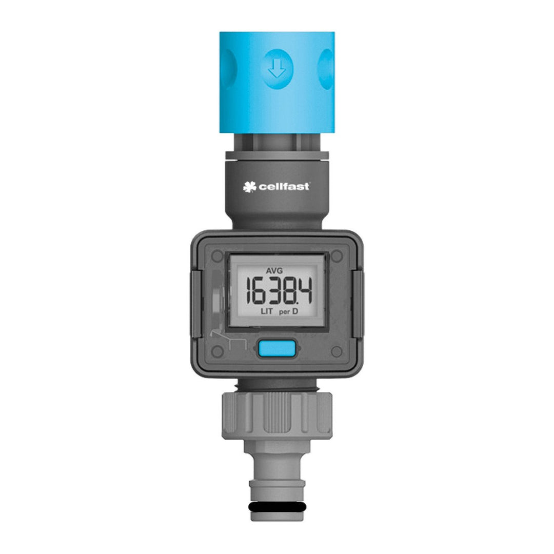 Misuratore di portata Cellfast, display LCD, IPX6, Counter IDEAL