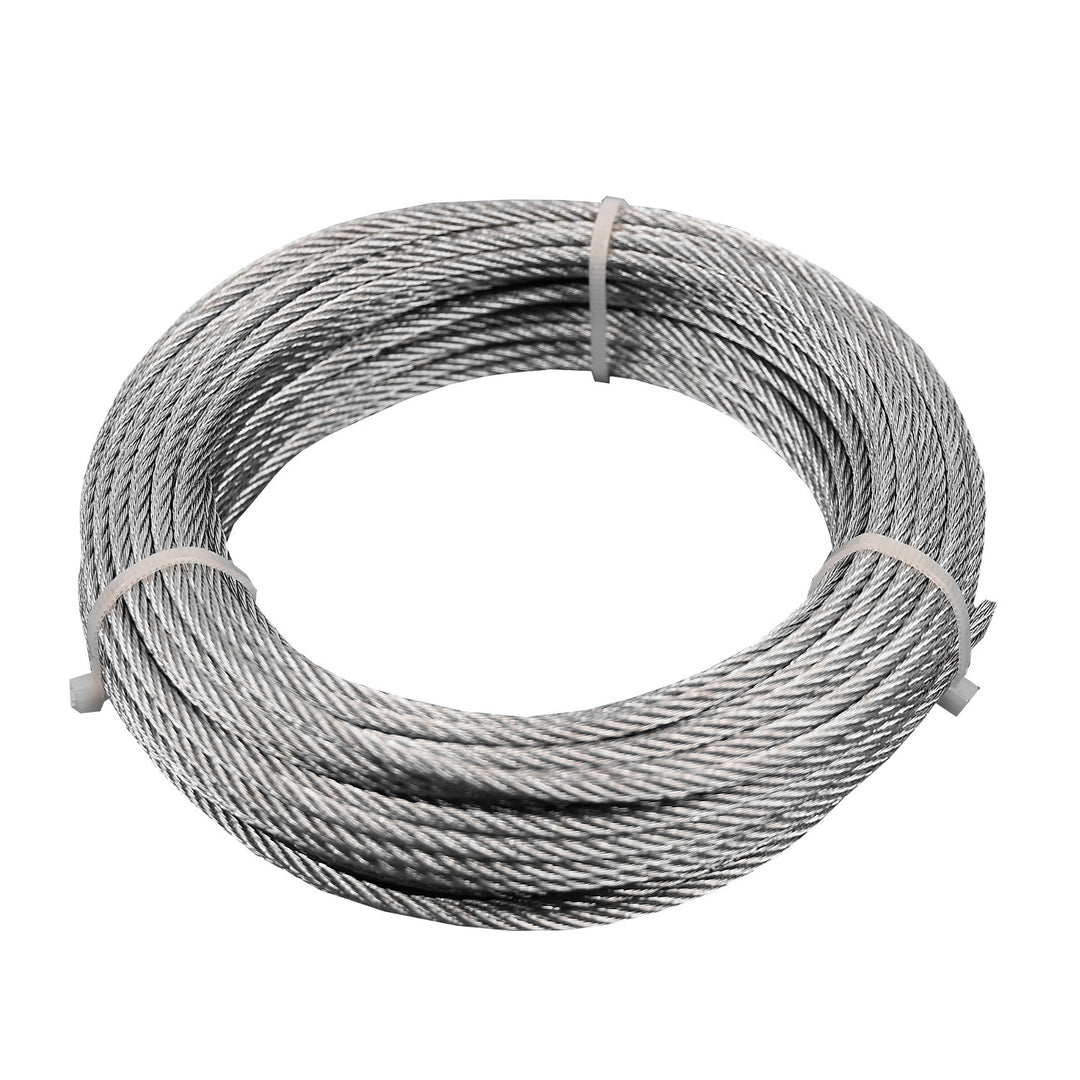 Stop Sun Cavo in acciaio zincato 3mm/20 metri, 3 rotoli 6X7+FC