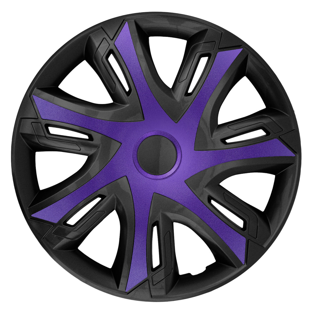 NRM N-Power bicolore Coprimozzo universale 16" viola/nero 1 pezzo