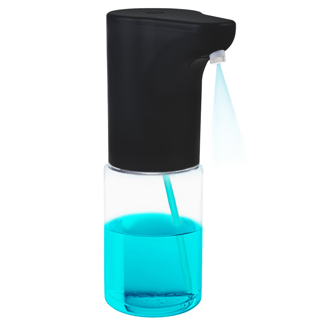 Distributore automatico Promedix, contenitore per saponi liquidi, liquidi disinfettanti, 300ml, 4xAA, nero, PR-540 B