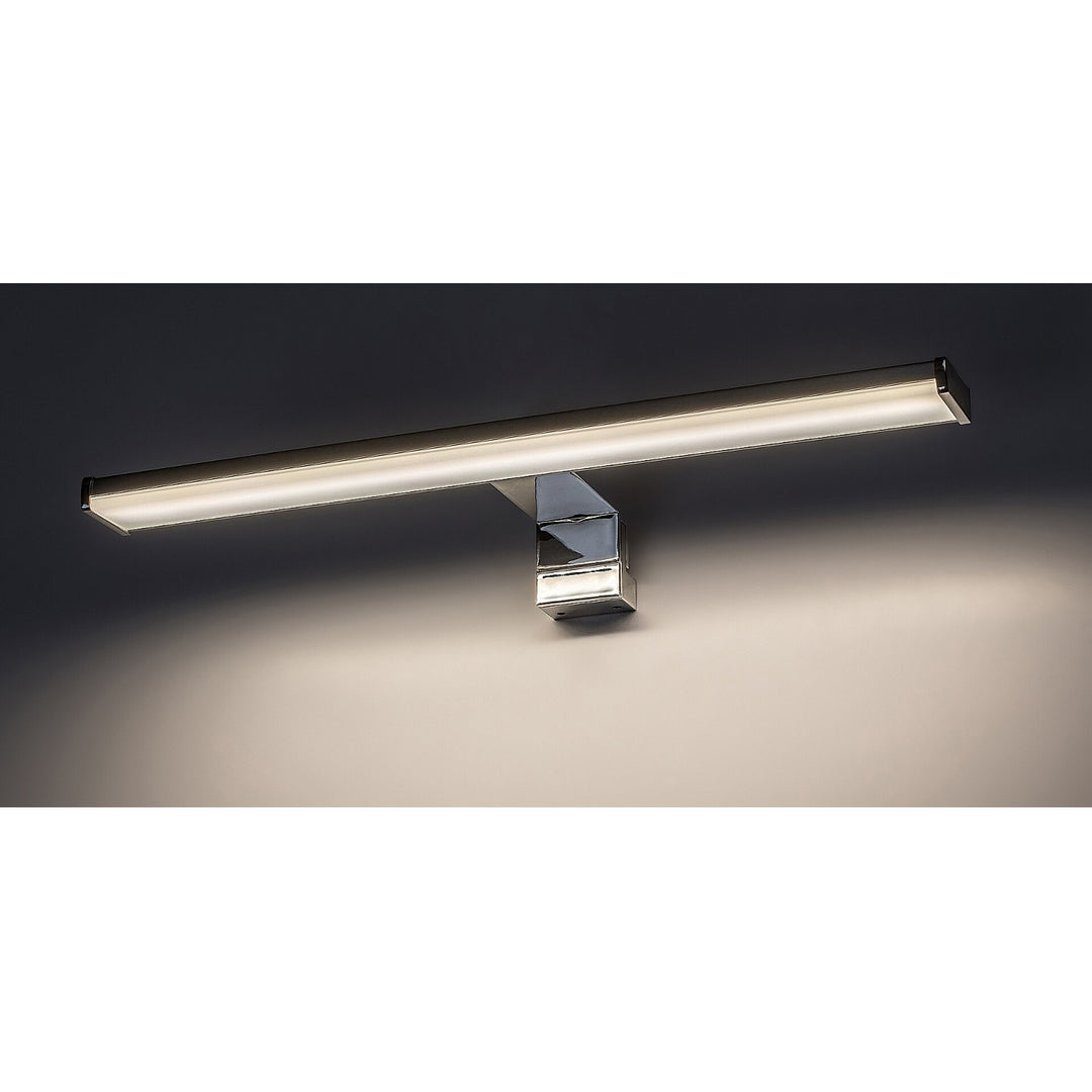 Lampada da bagno Rabalux, 8W LED, IP44, design cromato, Levon