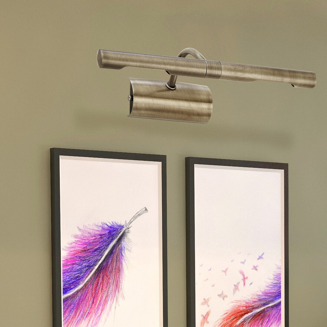 Lampada da parete Rabalux, per luce quadro, 2xG9, cromo satinato, Illuminazione dei Quadri