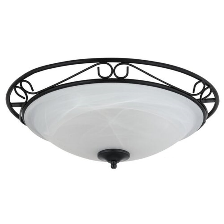 Lampada da soffitto Rabalux, 3xE27, metallo, nero, Athen