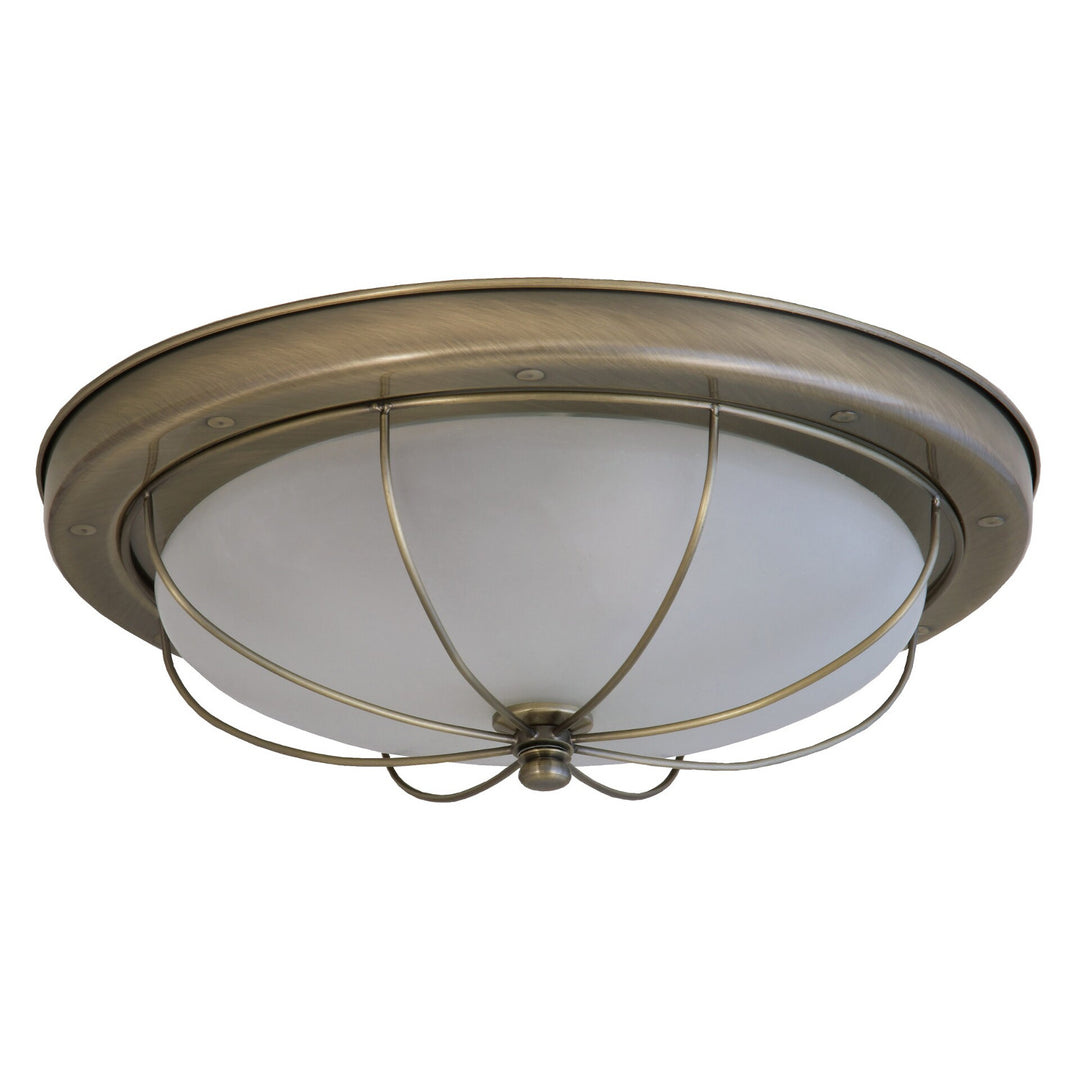 Lampada da soffitto Rabalux, 2xE27, marrone, diametro 36 cm, Sudan