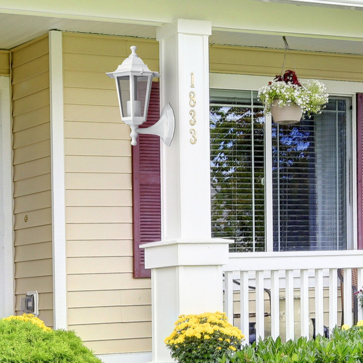 Lampada da parete Rabalux, da esterno, IP43, E27, max 60W, bianco, Velence