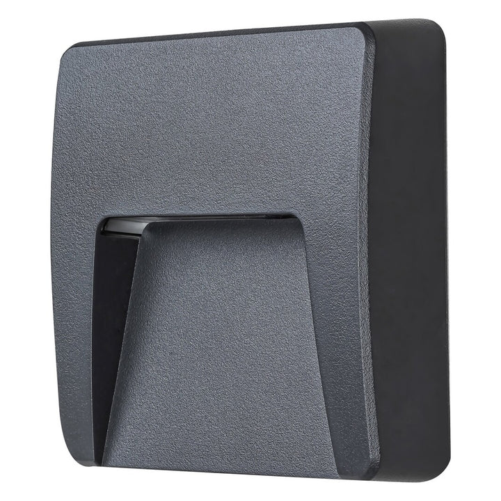 Lampada da parete Rabalux, per esterni, IP65, LED 3W, antracite, Trento