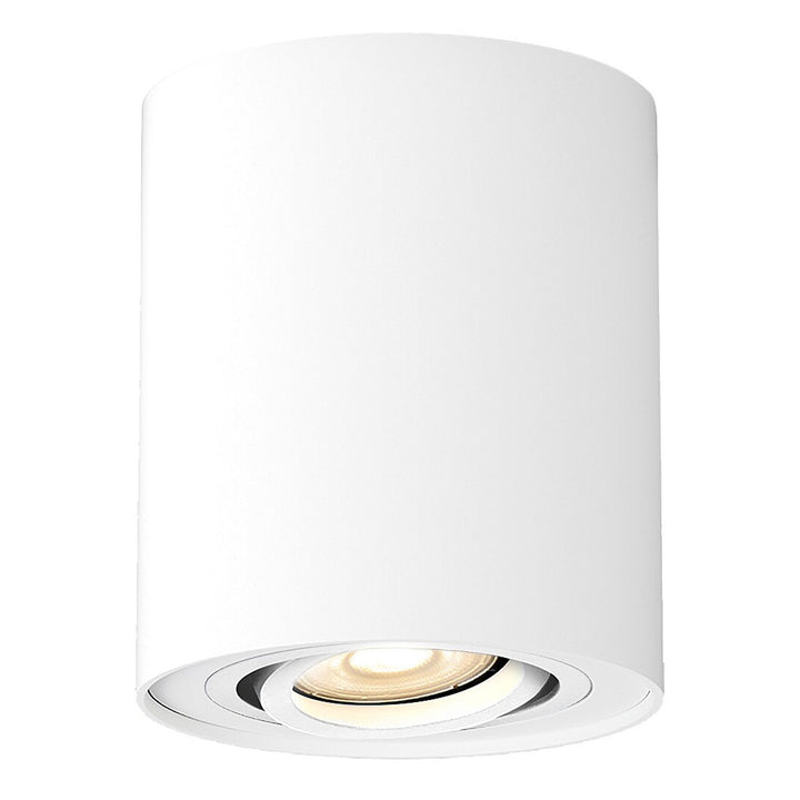 Lampada da soffitto Rabalux, montaggio a superficie, GU10, IP20, bianco, Kobald