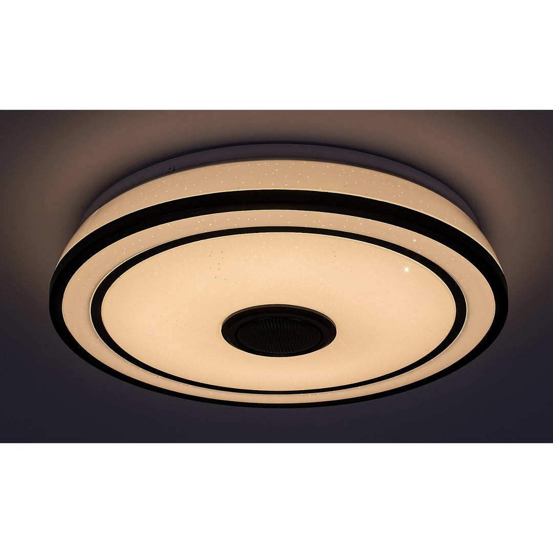 Lampada da soffitto Rabalux, LED 24W, RGB, Bluetooth, timer, Nikolaus